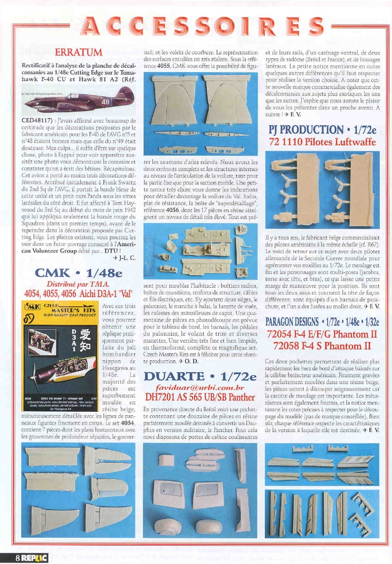 Replic 107 - Gladiator Mk II, Me 262 A-1a, Albatros 